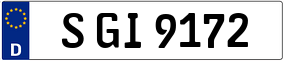 Truck License Plate